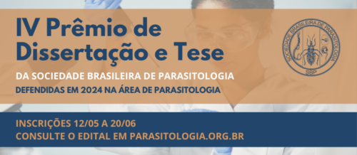 logo do IV Prêmio de Dissertação e Tese da Sociedade Brasileira de Parasitologia