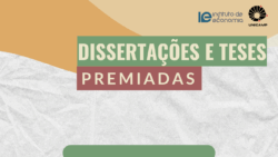 Banner das dissertações e teses premiadas do instituto de economia