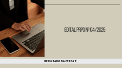 banner para divulgação do resultado do edital PRPG nº 04/2025